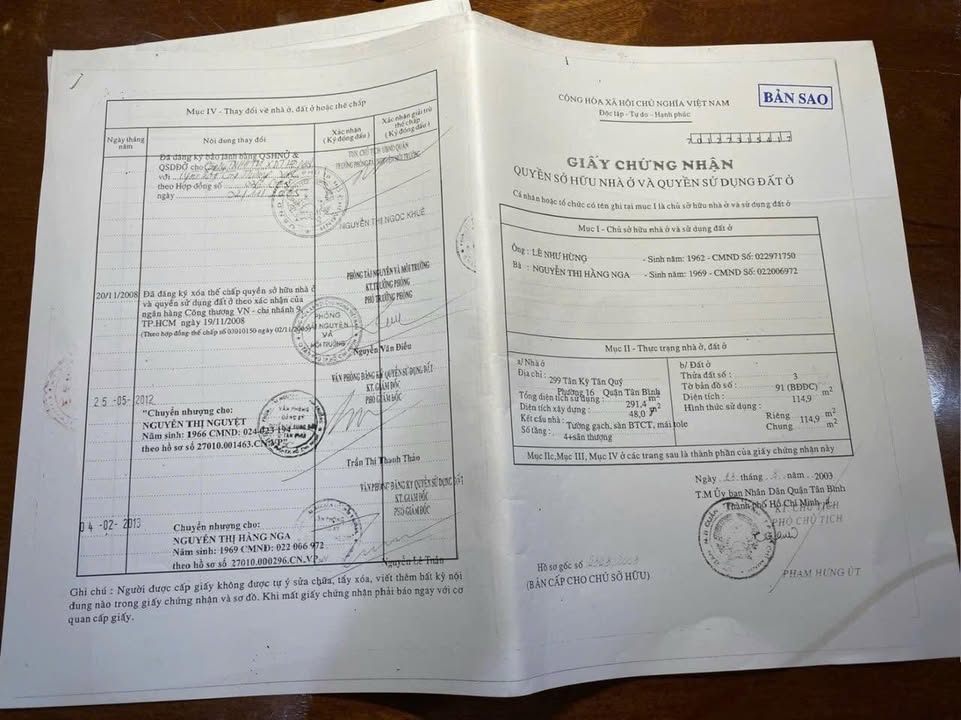 Nhà mặt tiền 299 Tân Kỳ Tân Quý, Quận Tân Phú 108m² giá 20 tỷ - Đầu tư sinh lời ngay!