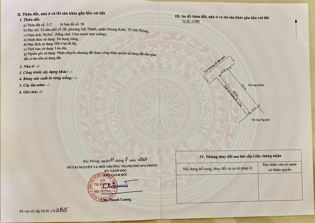 Đất nền góc TDP Hải Thành 2 - Dương Kinh 90m² giá 3.x tỷ - Vị trí đắc địa, giao thông thuận lợi!