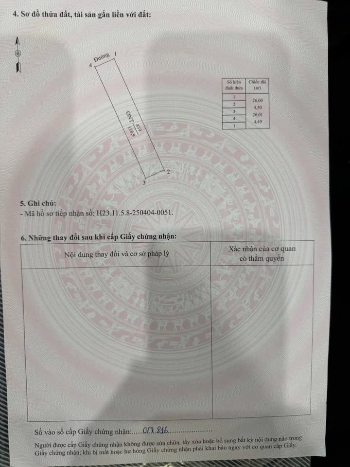 Lô đất chính chủ tại xã Tân An, 116m² giá 1.4 tỷ - Cơ hội đầu tư tuyệt vời!