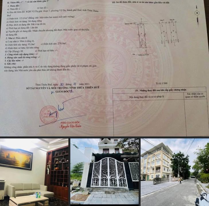 Bán nhà mặt tiền Nguyễn Phan Chánh, Vỹ Dạ, 121m² giá 6 tỷ - Cơ hội đầu tư tuyệt vời!