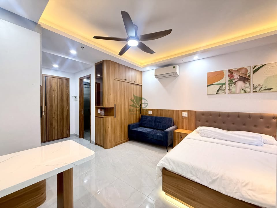 Cho thuê căn hộ studio Vĩnh Hòa 30m² giá 6.5 triệu - Ban công mới, đầy đủ tiện nghi!