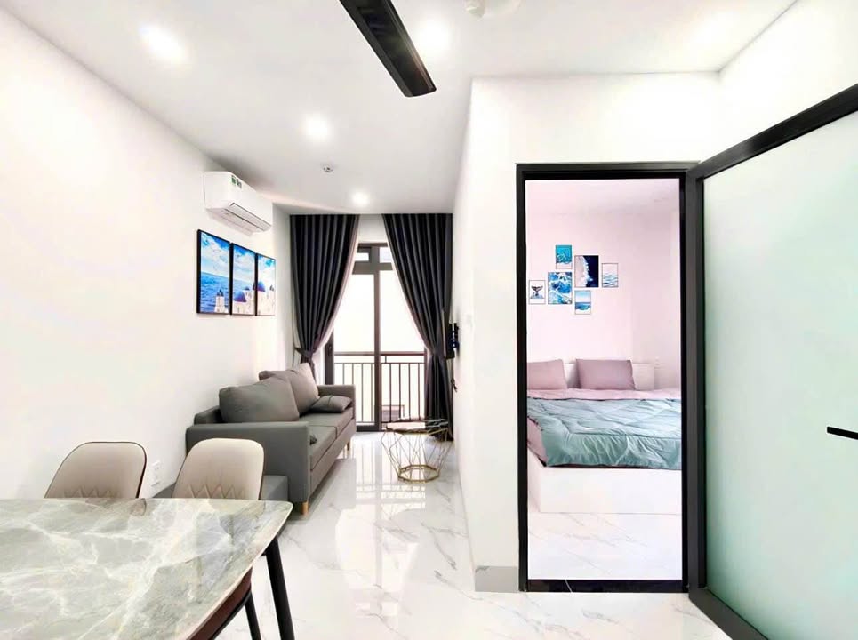 Căn hộ 1 phòng ngủ Thích Quảng Đức 45m² giá 9 triệu - Full nội thất, thoáng mát!