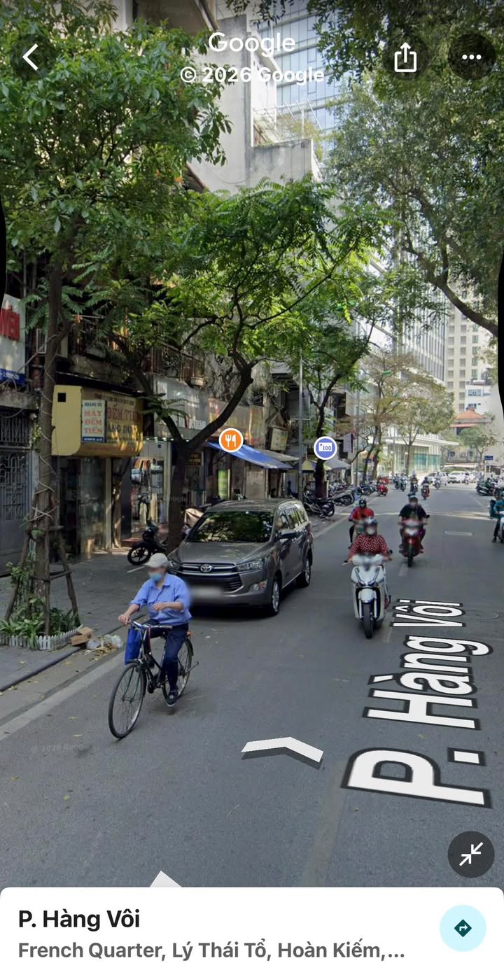 Mặt bằng kinh doanh Hàng Vôi 20m² giá 25 triệu - Đầu tư sinh lời ngay!