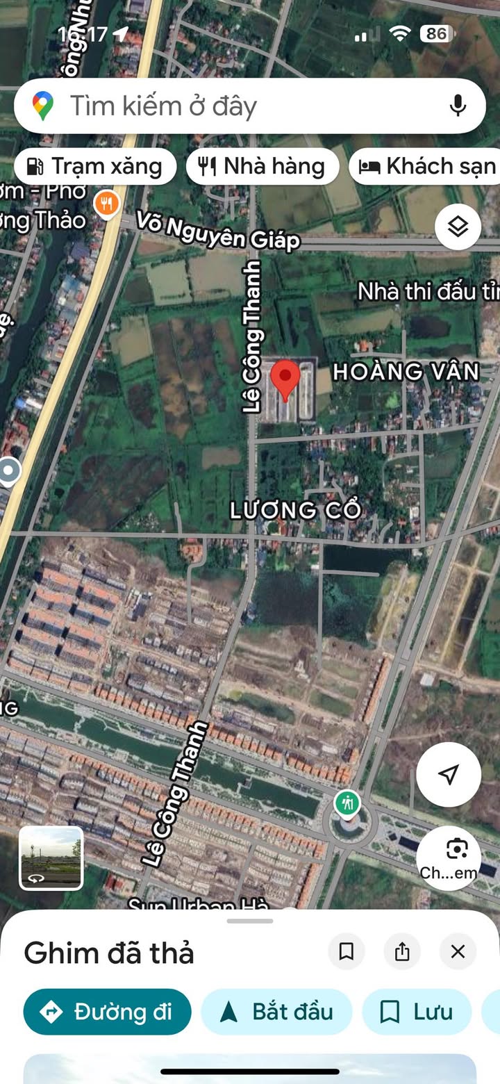 Lô đất TĐC Lam Hạ 75m² giá 40-49 tỷ - Vị trí cực kỳ đắc địa ngay khu đô thị Sun!