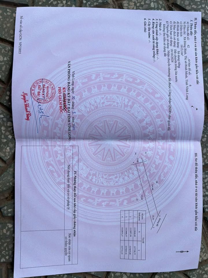 Đất ruộng 1.613m² tại Đông Thành, Vĩnh Long giá chỉ 720 triệu - Đầu tư sinh lời!