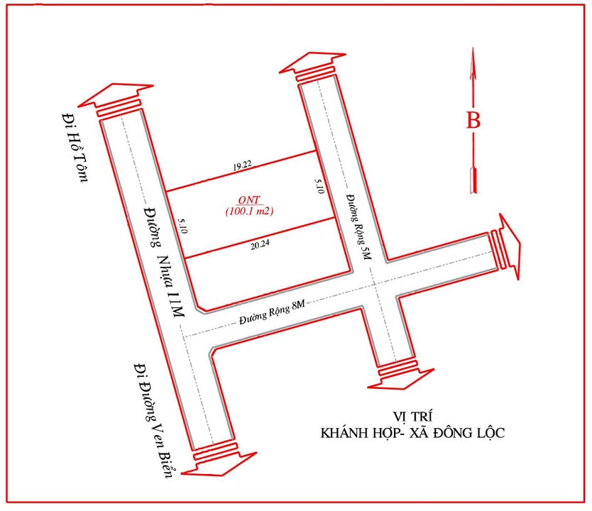 Đất nền Xã Khánh Hợp, Nghi Lộc 100m² giá 3 tỷ - Đầu tư sinh lời cao!