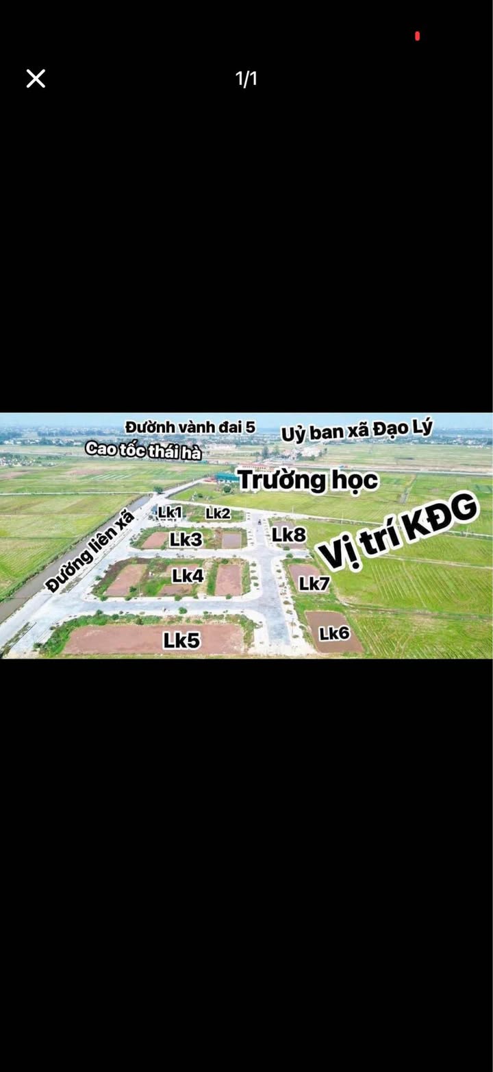 Đất nền Đạo Lý, Lý Nhân, Hà Nam 124m² giá chỉ 1 tỷ - Cơ hội đầu tư hấp dẫn!