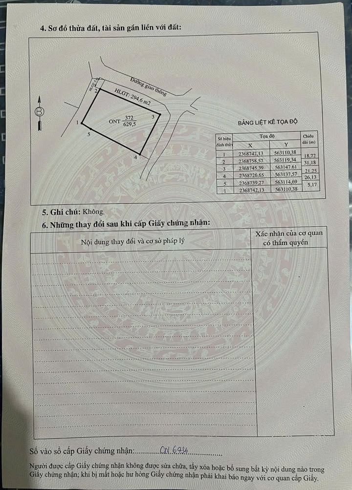 Đất nền đẹp tại xã An Đạo, huyện Phù Ninh 2046m² - Nằm sát dự án Shophouse hấp dẫn!