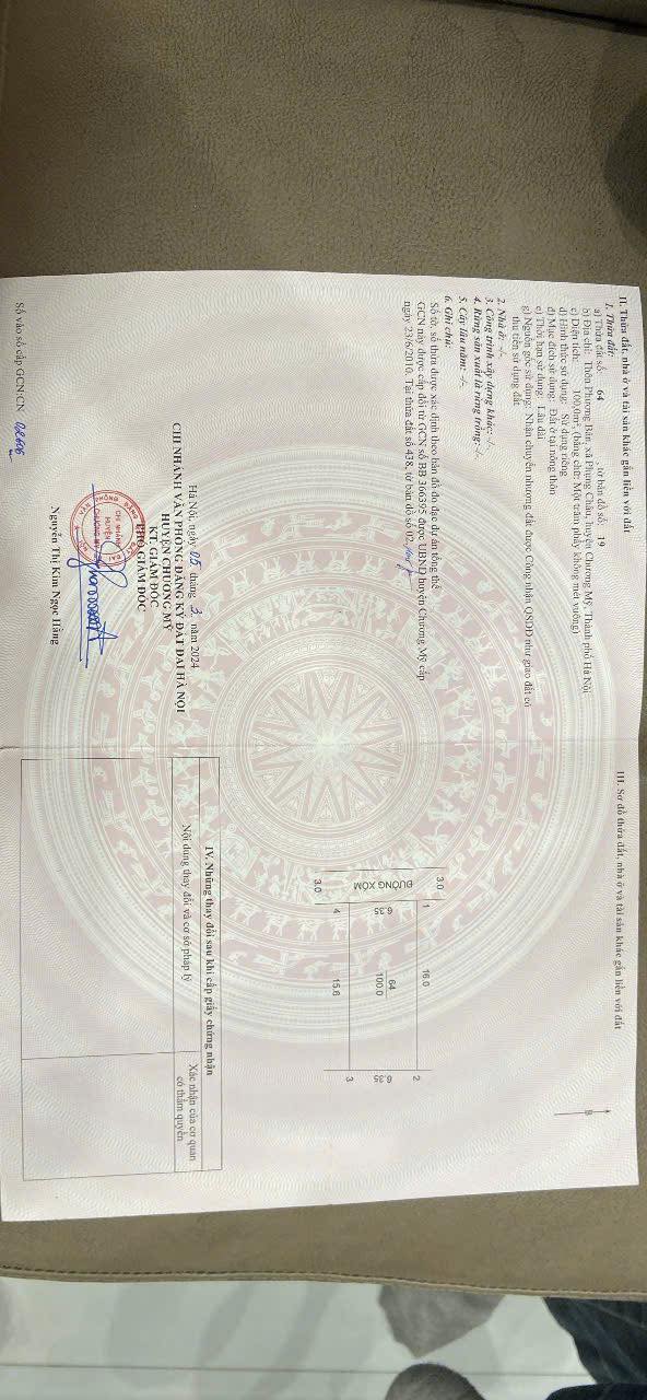 Lô đất 100m² tại Phương Bản Phụng Châu, Chương Mỹ - Chỉ 5 tỷ, Mặt tiền siêu rộng!