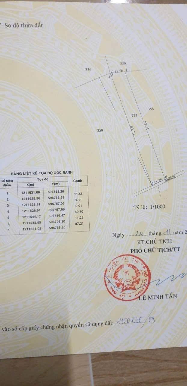 Đất vườn 990m² tại Bình Mỹ, Củ Chi giá 3.15 tỷ - Đầu tư sinh lời tốt!