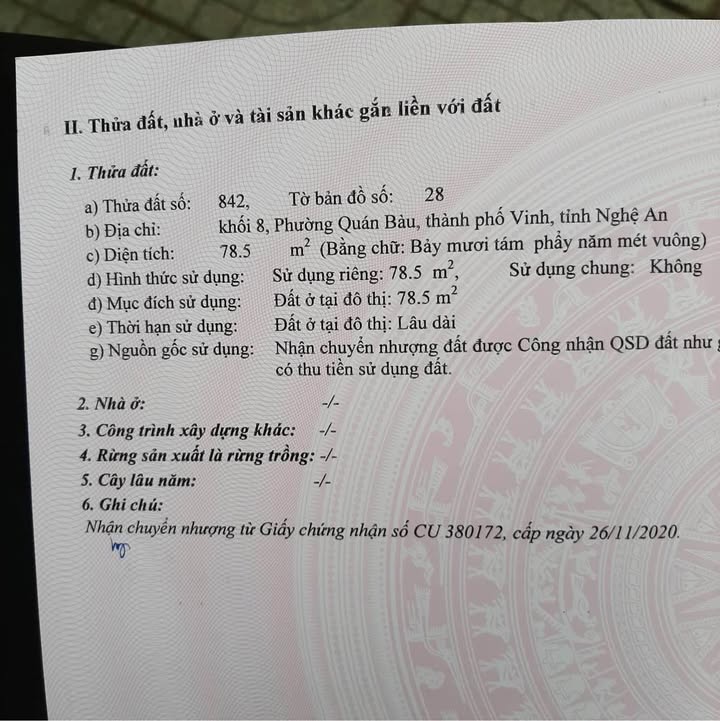 Đất nền Khối 8 Quán Bàu 80m² giá 1.4 tỷ - Đầu tư sinh lời ngay!