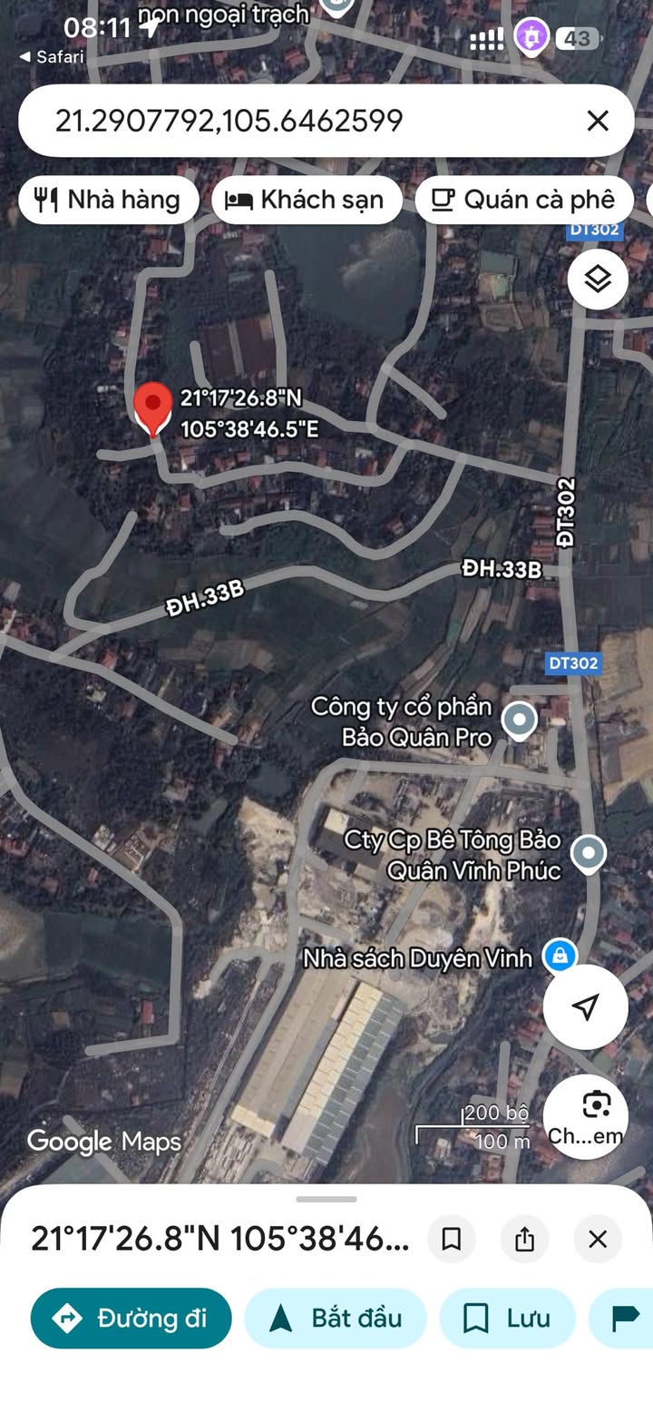 Đất nền Ngoại Trạch, Tam Hợp, Bình Xuyên 100m² giá chỉ 1.1 tỷ - Đầu tư sinh lời ngay!