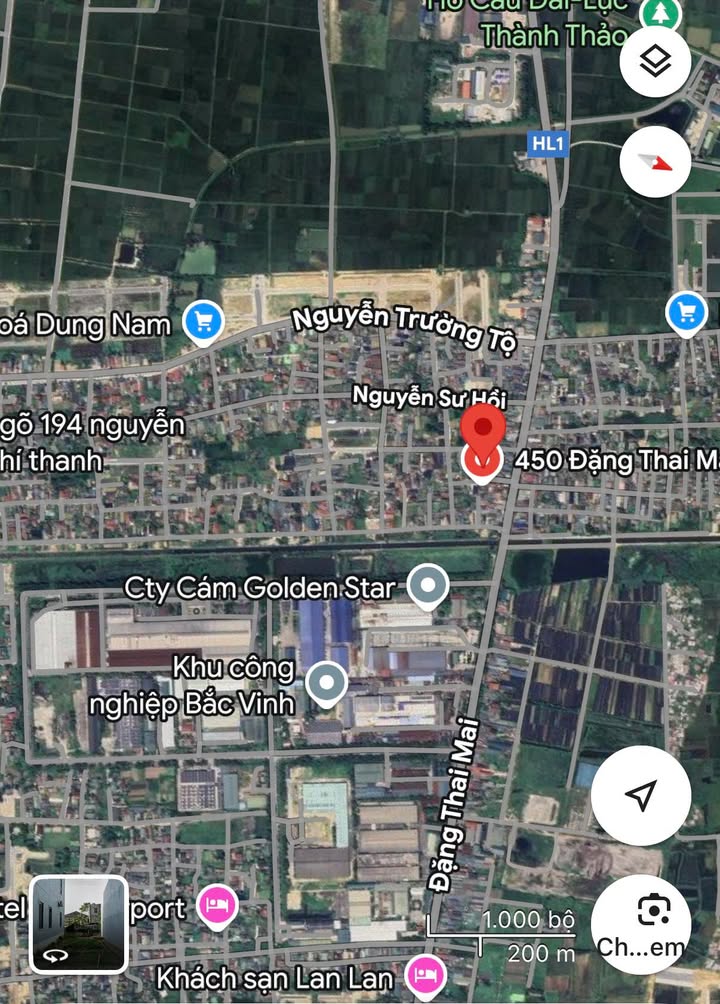 Bán lô đất mặt đường Đặng Thai Mai, Hưng Nguyên 300m² giá chỉ 13 tỷ - Vị trí đẹp, đầu tư sinh lời!