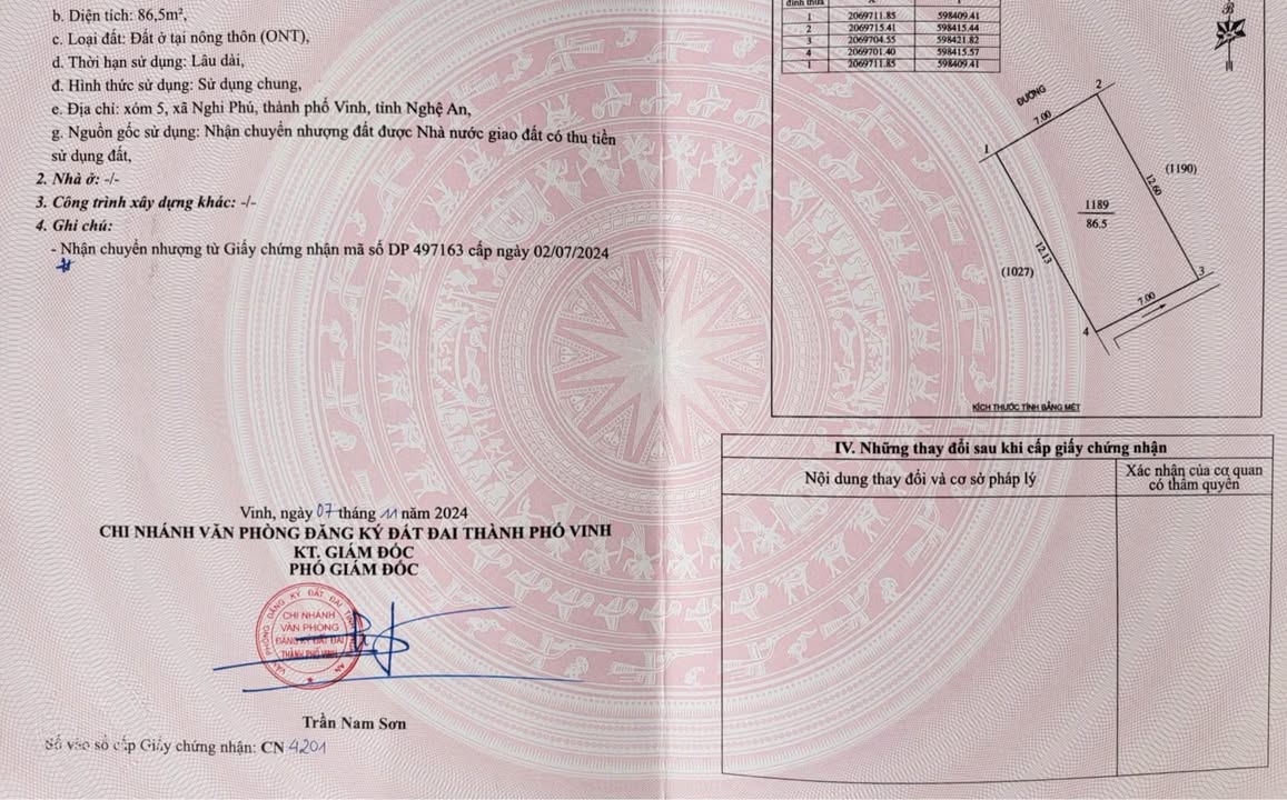 Đất tái định cư Khối 12 Nghi Phú 86.5m² giá 4.6 tỷ - Vị trí đắc địa gần Hồ Điều Hòa!