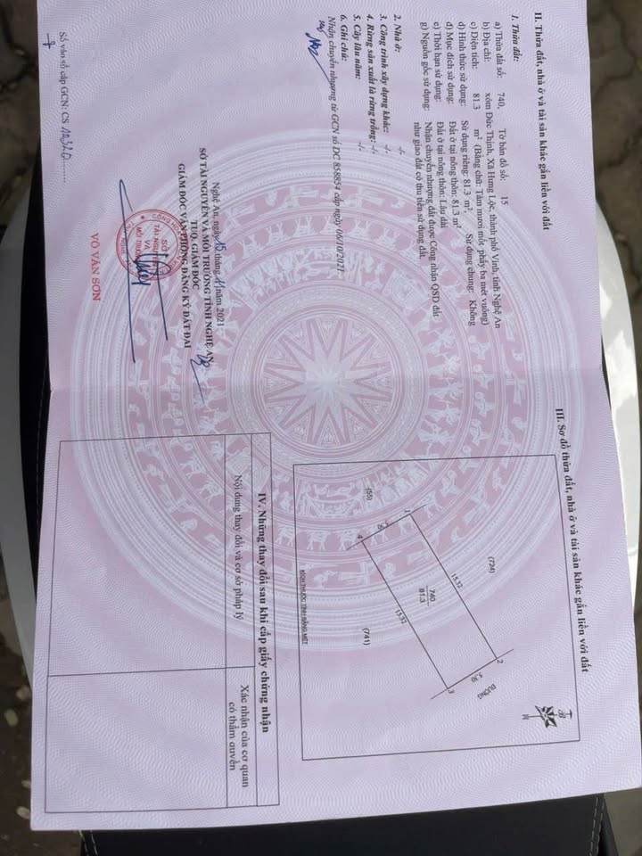 Đất Hưng Lộc, Thành phố Vinh 82m² giá 1 tỷ - Đường rộng ô tô vào tận nơi!