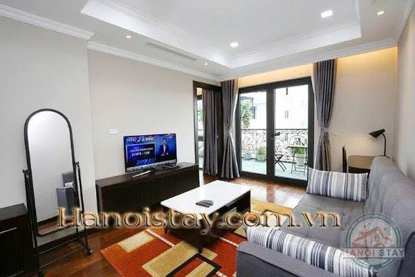 Căn hộ 1 phòng ngủ tại Quận Hai Bà Trưng 80m² giá 18 triệu - Ban công rộng thoáng