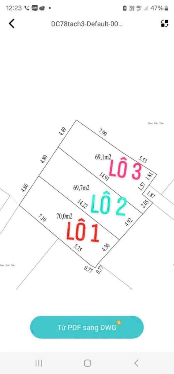 Đất thổ cư 70m² tại Kim Bảng 1, Phù Khê chỉ 1.6 tỷ - Đầu tư sinh lời ngay!
