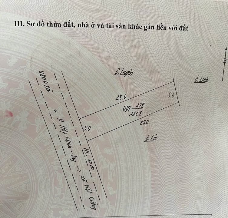 Đất thổ cư Hợp Minh – Mỵ 140m² giá 1.9 tỷ - Kinh doanh tốt, tiện sinh hoạt!