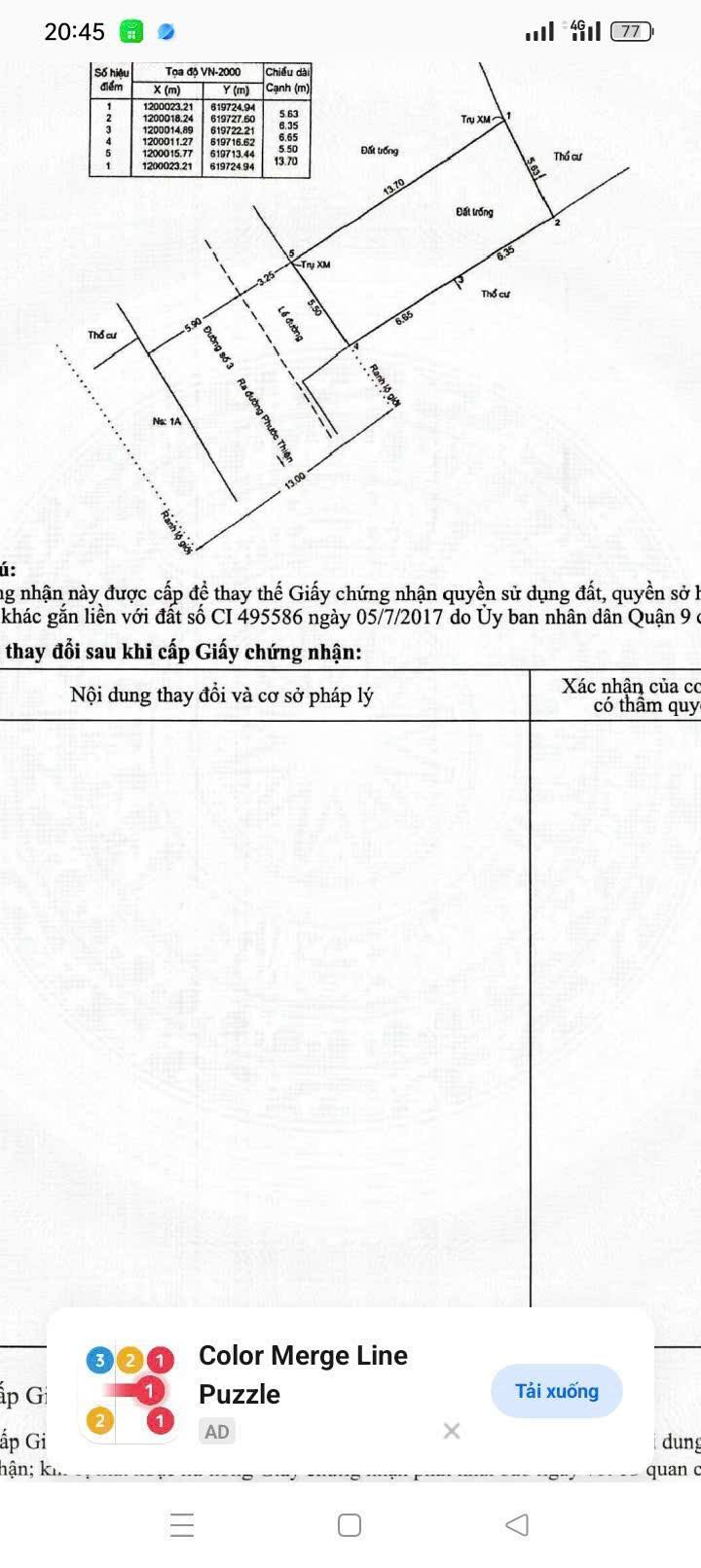 Đất nền Vinhomes Thủ Đức 74m² giá 3.999 tỷ - Mặt tiền đường Phước Thiện