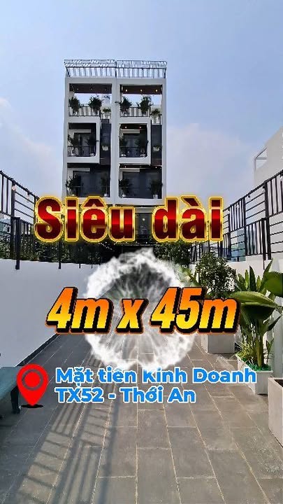 Mặt tiền kinh doanh 45m tại Phường Thới An, Quận 12 - Giá 7.6 tỷ, Thương lượng ngay!