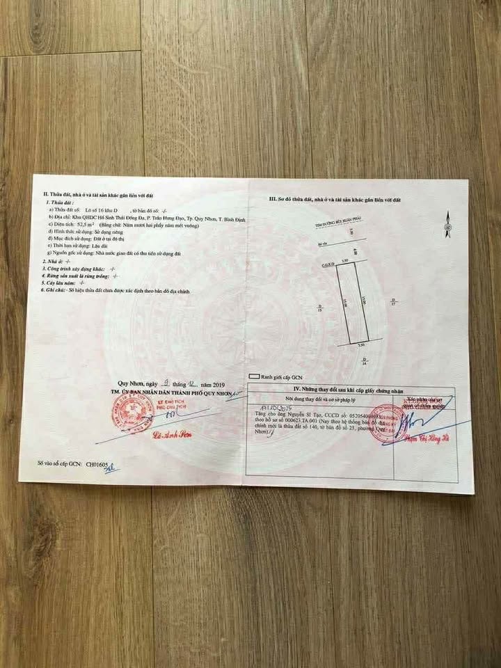 Đất nền Bùi Xuân Phái, Quy Nhơn 52m² giá 4.2 tỷ - Đầu tư sinh lời ngay!