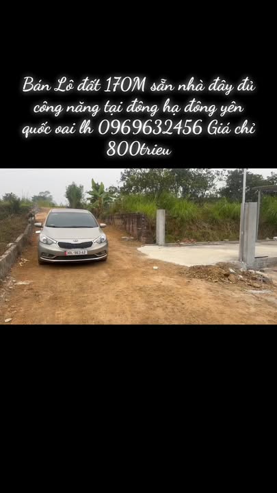 Đất nền Đông Hạ, Phú Cát 170m² giá 800 triệu - Đầu tư sinh lời ngay!