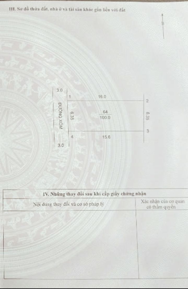 Đất nền TDP Phương Bản, Chương Mỹ 100m² chỉ 4 tỷ - Mặt tiền 6,35m, ô tô vào tận nơi!