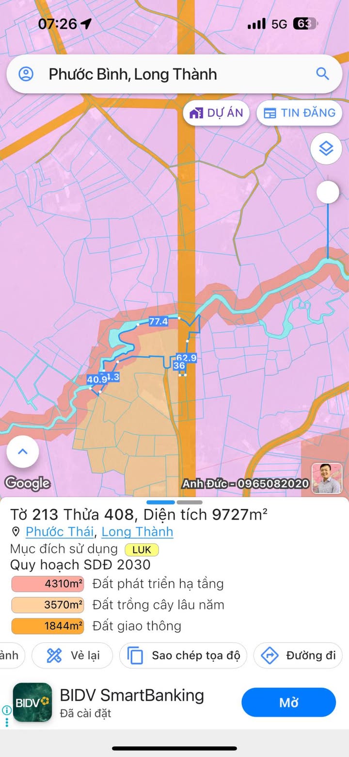 Đất nền 2,5 mẫu Phước Bình, Long Thành, Đồng Nai - Giá mềm thương lượng ngay!