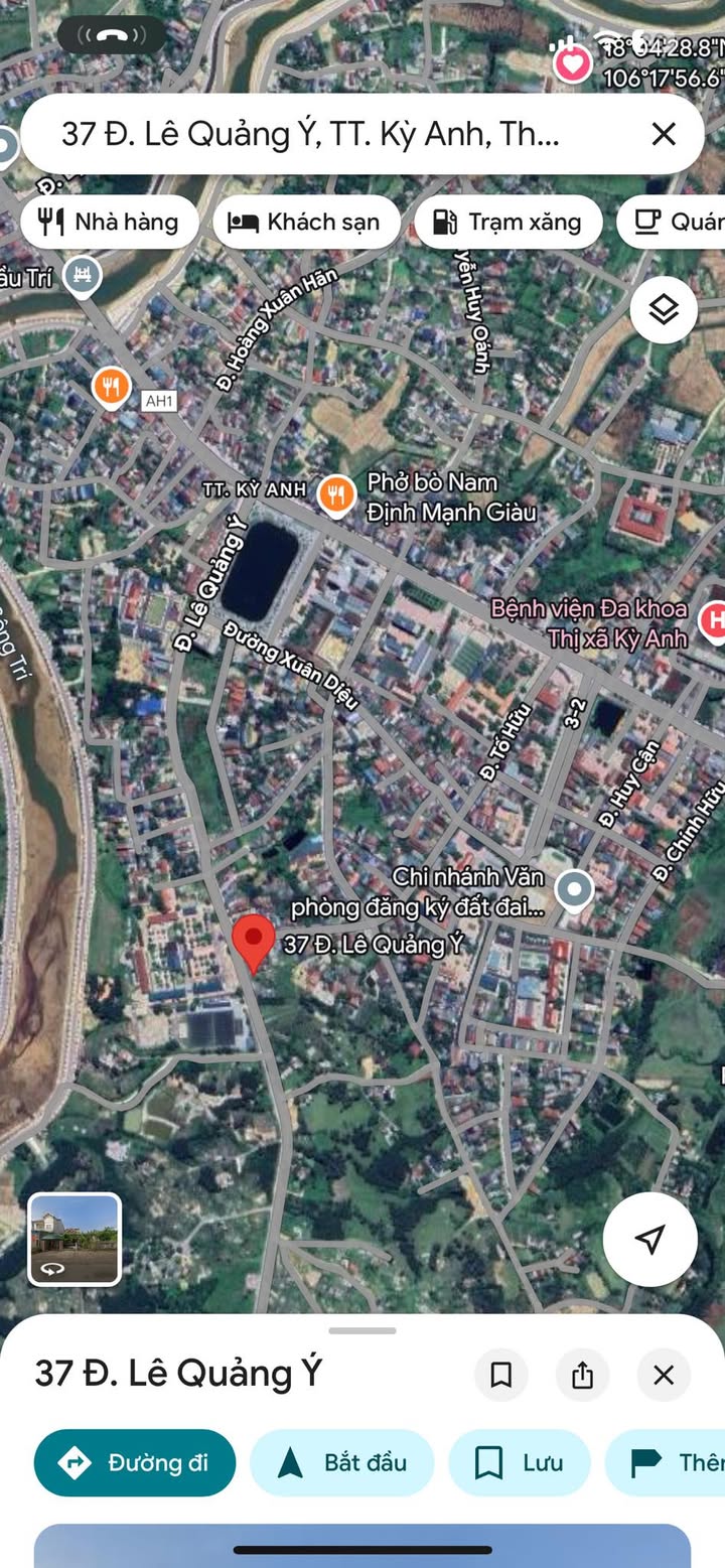 Đất nền Kỳ Anh 225m² giá 2 tỷ - Đối diện trường cấp 3 Kỳ Anh!