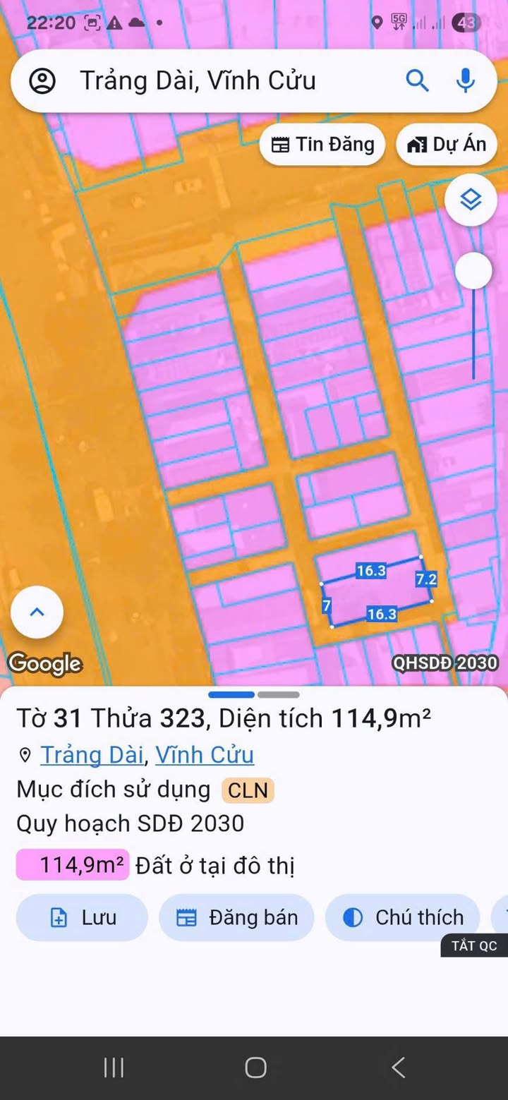 Đất nền 114m² tại Phường Hố Nai, Biên Hòa - Vị trí đắc địa, giá thỏa thuận!
