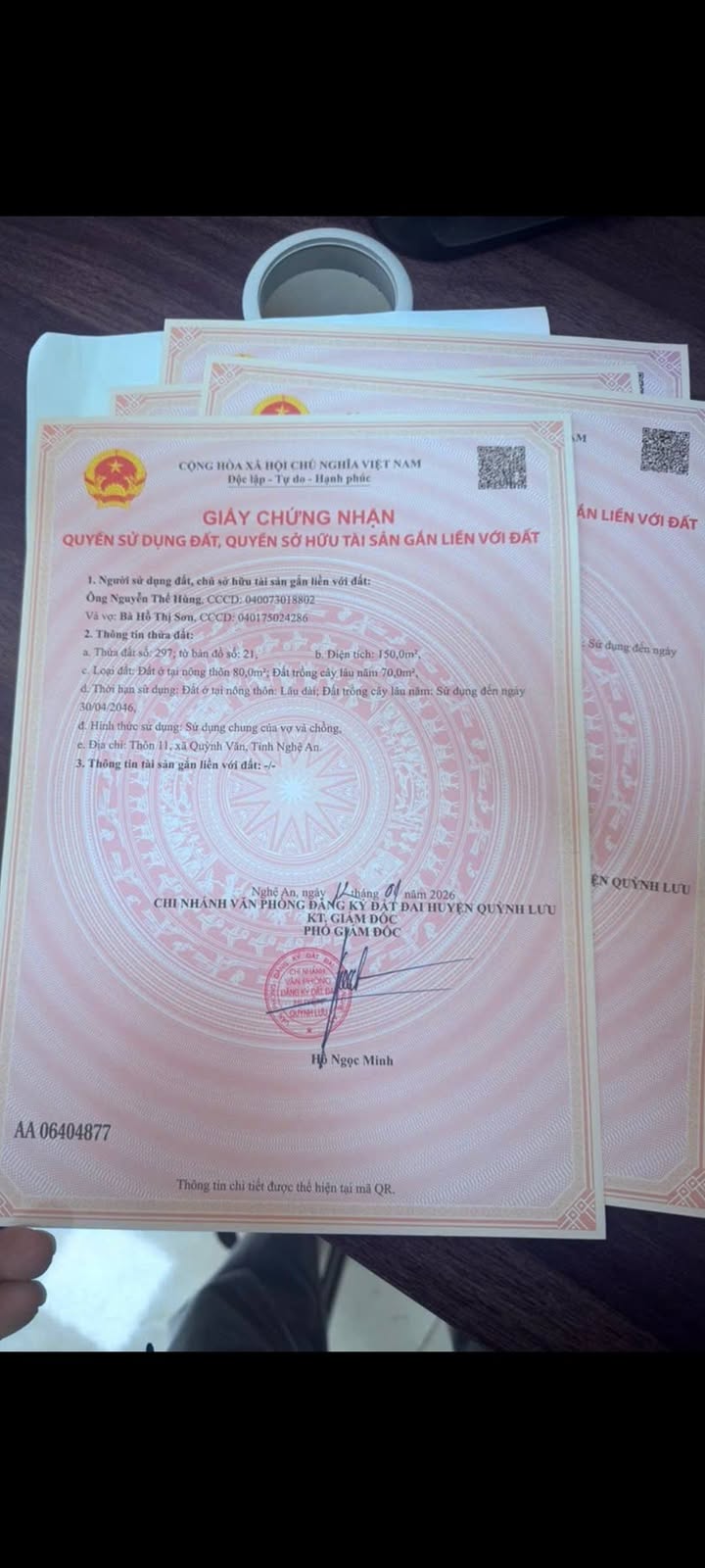 Đất thổ cư 150m² tại Thôn 11 Quỳnh Văn - Giá thương lượng hấp dẫn!