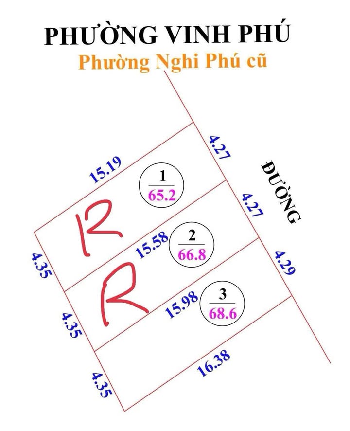 Đất nền Nghi Phú 68.6m² giá 2 tỷ - Vị trí đắc địa gần Erowindow!