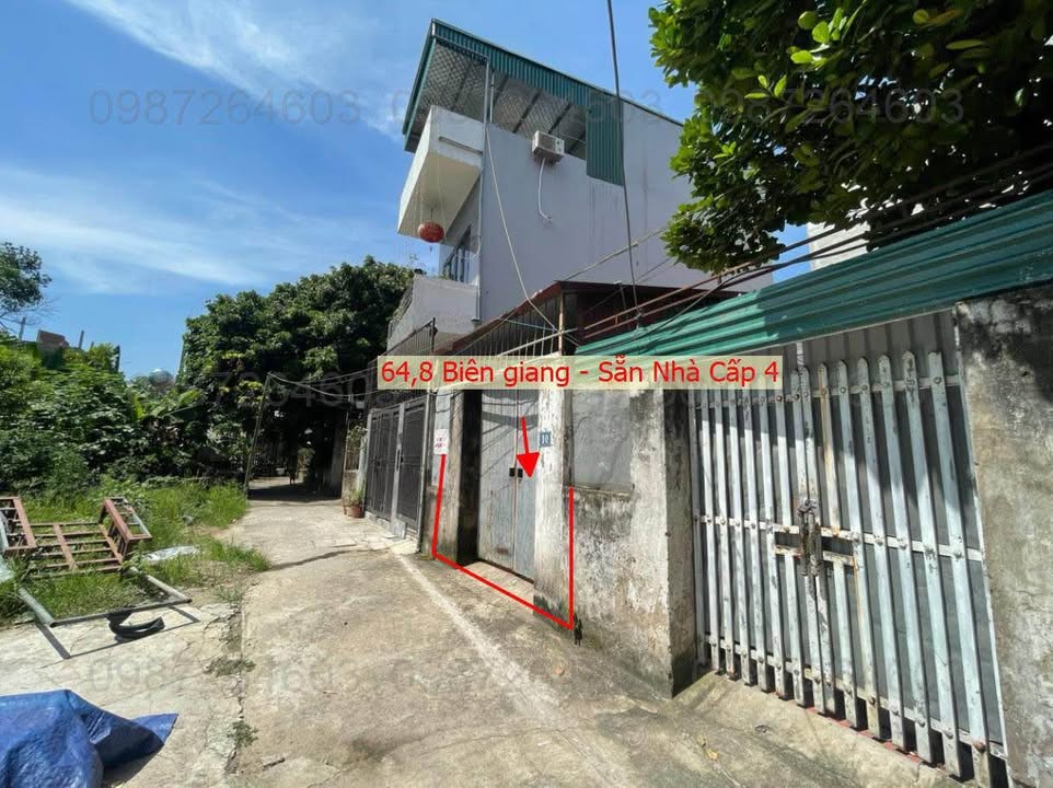 Đất Biên Giang - Hà Đông 64.8m² giá chỉ 3.x tỷ - Sẵn nhà cấp 4
