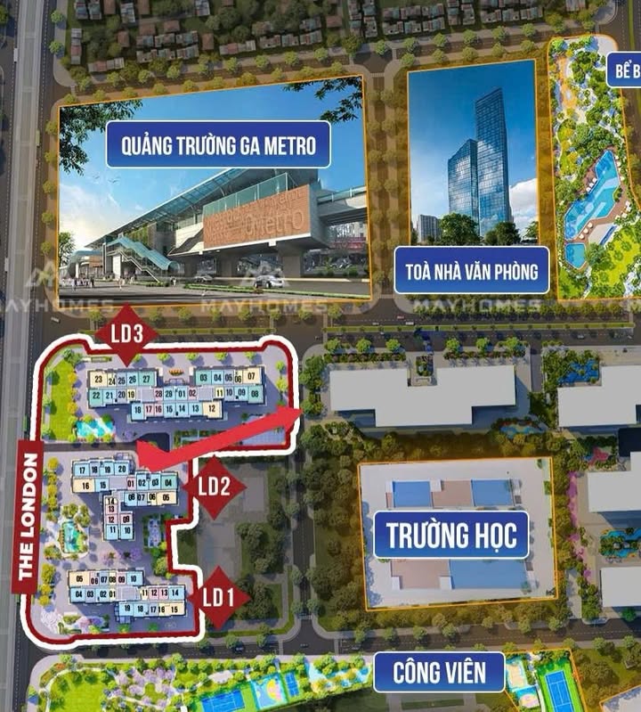 Căn hộ Vinhomes Ocean Park Gia Lâm 62m² giá 4.1 tỷ - Sẵn sàng vào ở ngay!