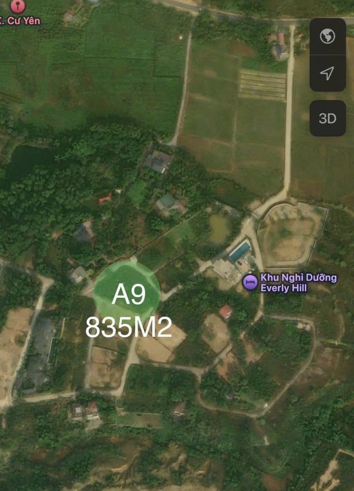 Đất nền 835m² Cư Yên, Lương Sơn, Hòa Bình - Sổ đỏ chính chủ, giá thỏa thuận!