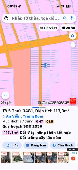 Đất nền 115m² tại Ấp 4 An Viễn, giá chỉ 1.0x tỷ - Cơ hội đầu tư lý tưởng!