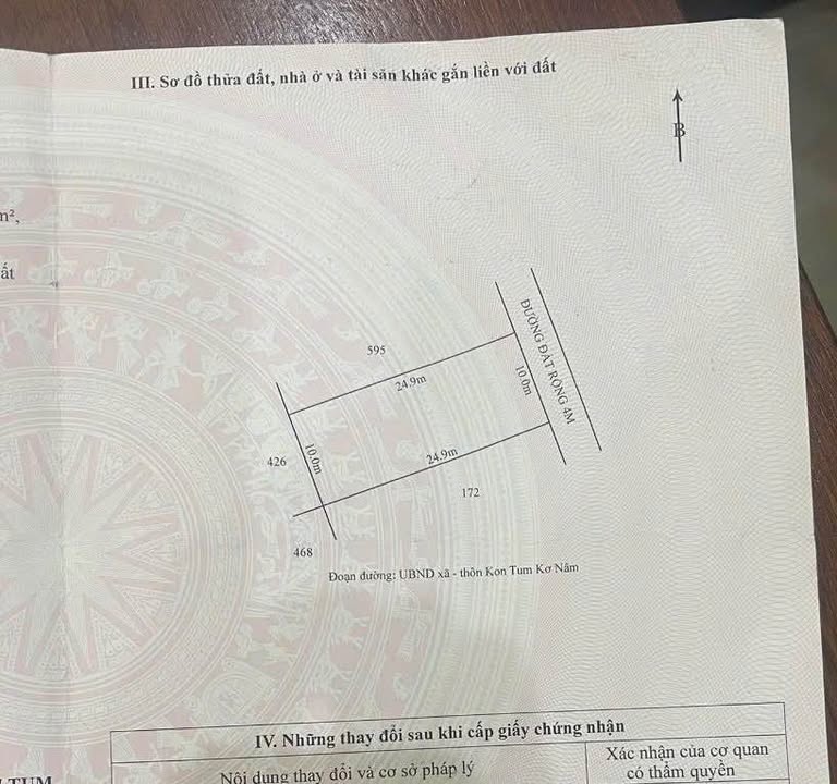 Đất nền Xã Đắk Rơ Wa, TP Kon Tum 250m² giá 300 triệu - Cơ hội đầu tư hấp dẫn!