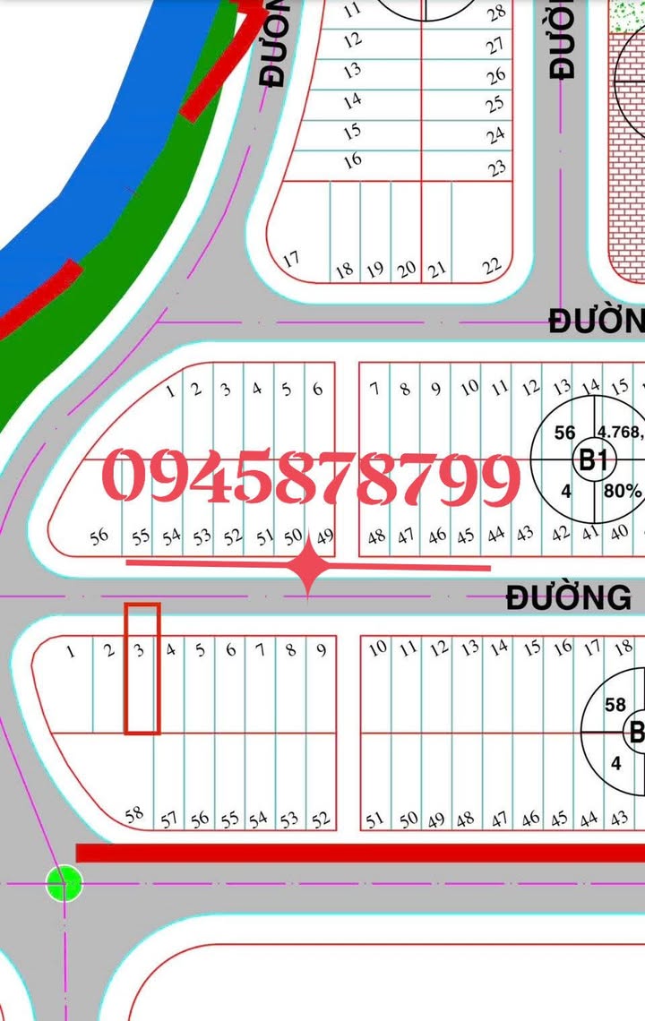 Đất nền KDC Thesol City Long Thượng 80m² giá 2.4 tỷ - Sổ hồng riêng, xây dựng tự do!