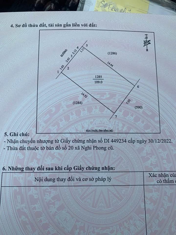 Đất nền Xóm 9 Nghi Phong 109m² - Vị trí đẹp, cơ hội đầu tư hấp dẫn!