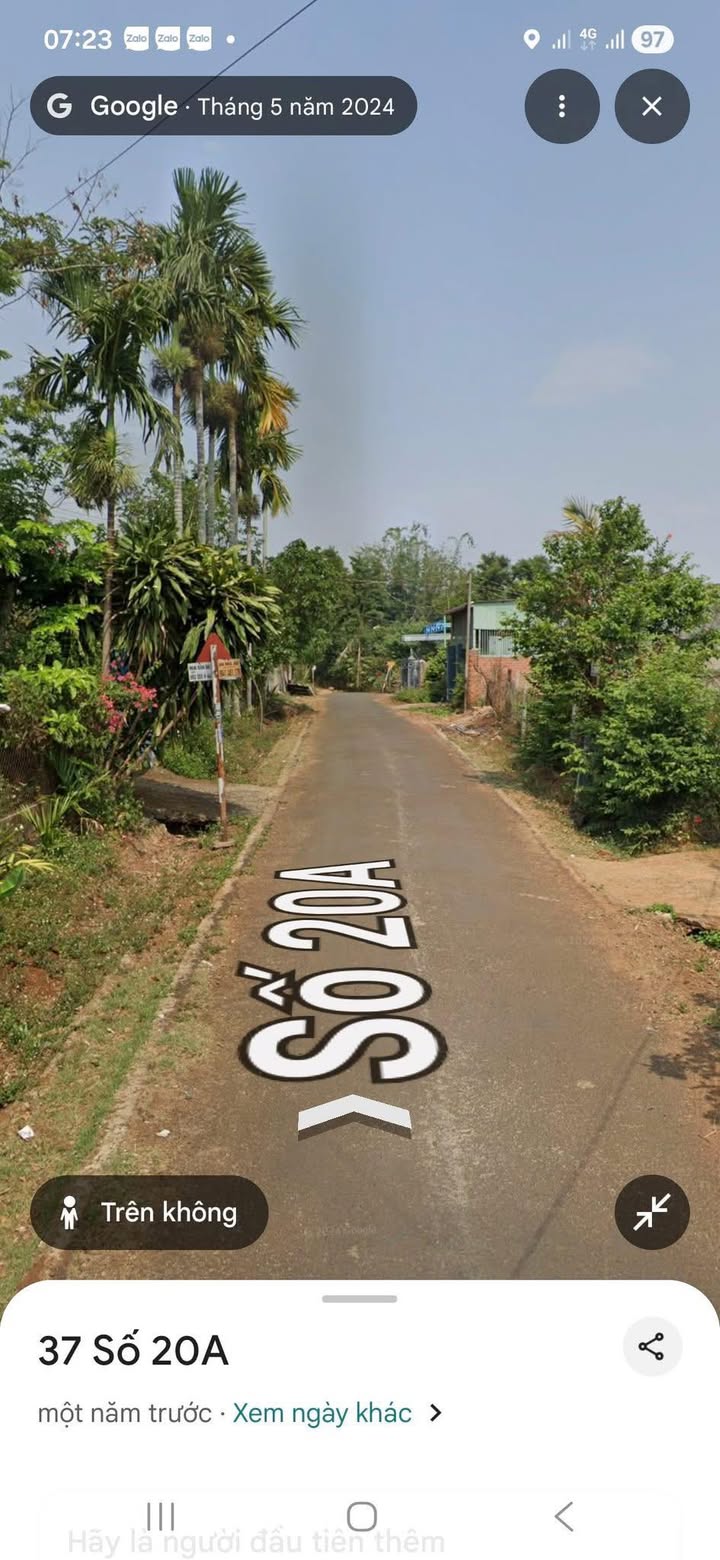 Đất thổ cư 20A Hòa Thuận, Tân An 276m² giá 1.22 tỷ - Đường ô tô thông thoáng!