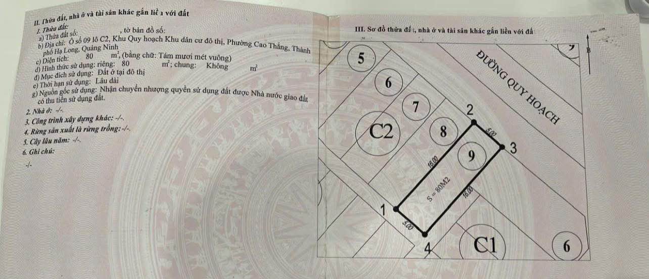 Đất Ông Nhan, Hạ Long 80m² giá 4 tỷ - Đầu tư sinh lời ngay!