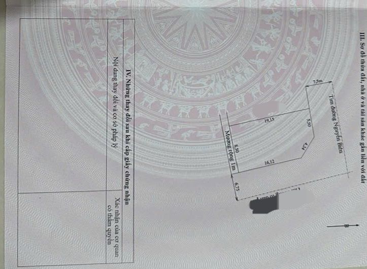 Đất mặt tiền đường Nguyễn Biên, Phường Trần Phú 162.825m² giá 4.x tỷ - Cơ hội đầu tư tuyệt vời!