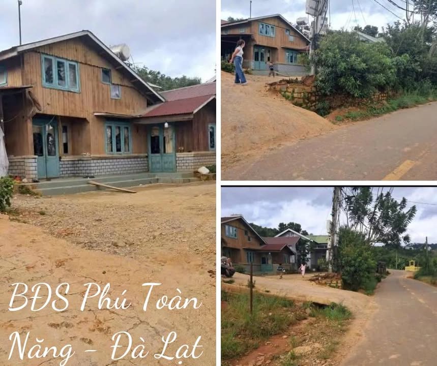 Bán nhà gỗ lô góc Đạ Sar Lạc Dương 347m² giá 2.95 tỷ - View thung lũng tuyệt đẹp!