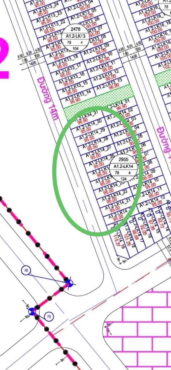 Đất nền A1.2, khu đô thị Thành Hà, 95m² - Hướng Nam, giá thỏa thuận!