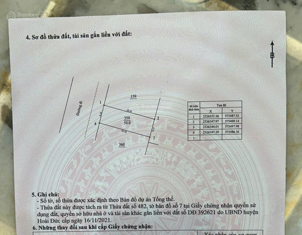 Tổng hợp 12 lô đất diện tích 40m² - 60m² tại khu đất dịch vụ Vân Canh - Sơn Đồng