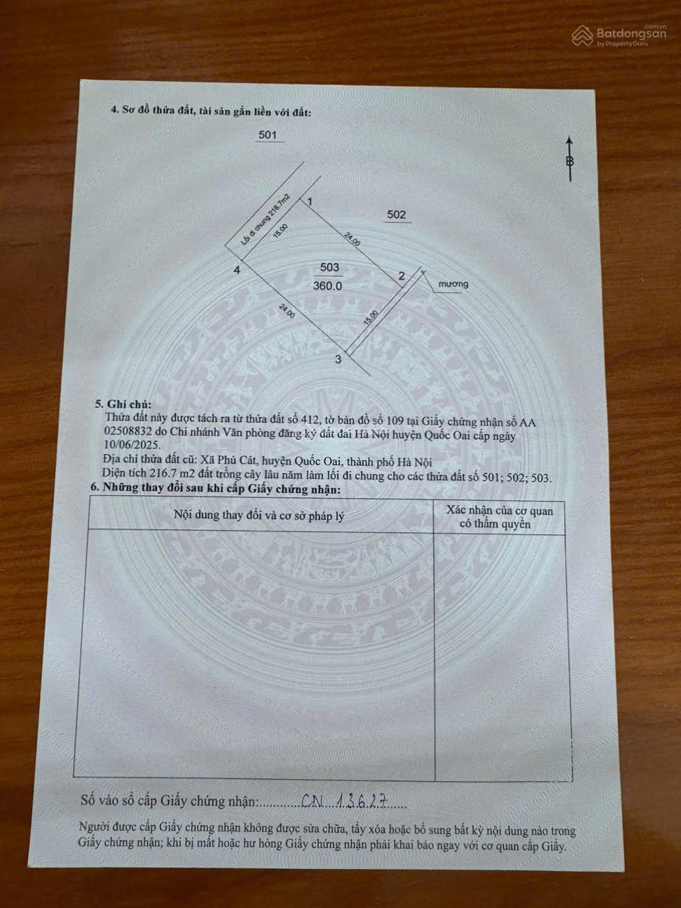 Đất nền Quốc Oai 360m² giá 10.08 tỷ - Tiềm năng đầu tư cao!