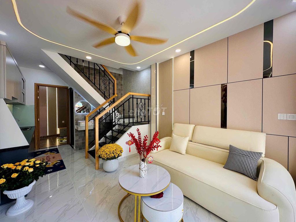 Nhà HXH tới cửa 3PN Gần Chợ Cây Quéo 5.28 tỷ - Sở hữu ngay nhà mới full nội thất!