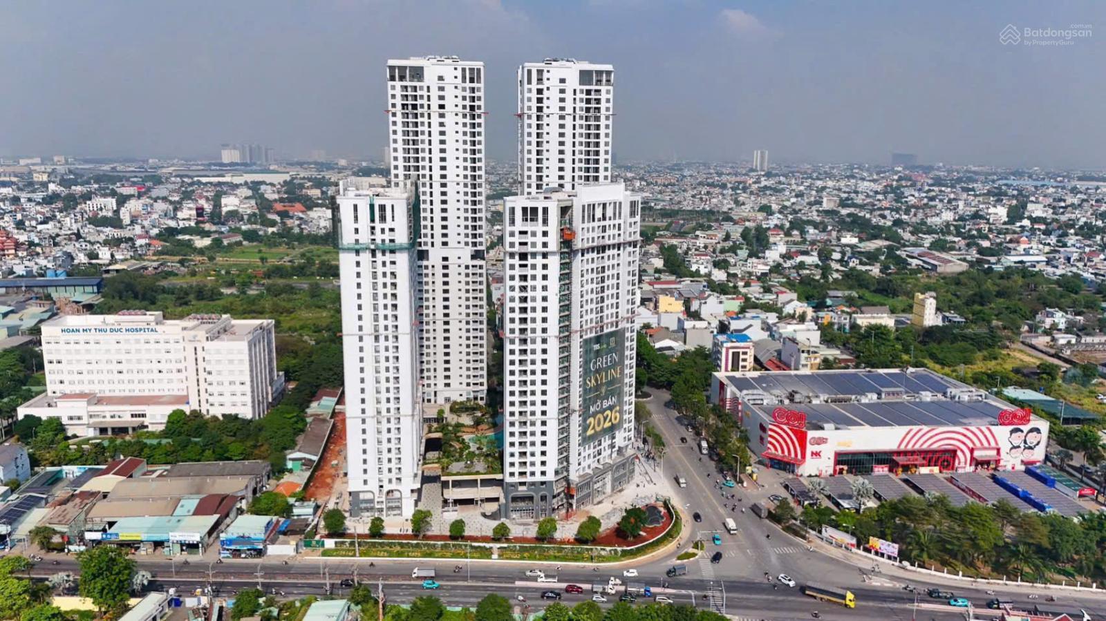 Căn hộ Green Skyline Dĩ An 65m² giá 3.2 tỷ - Chiết khấu cao, hỗ trợ vay 0%!
