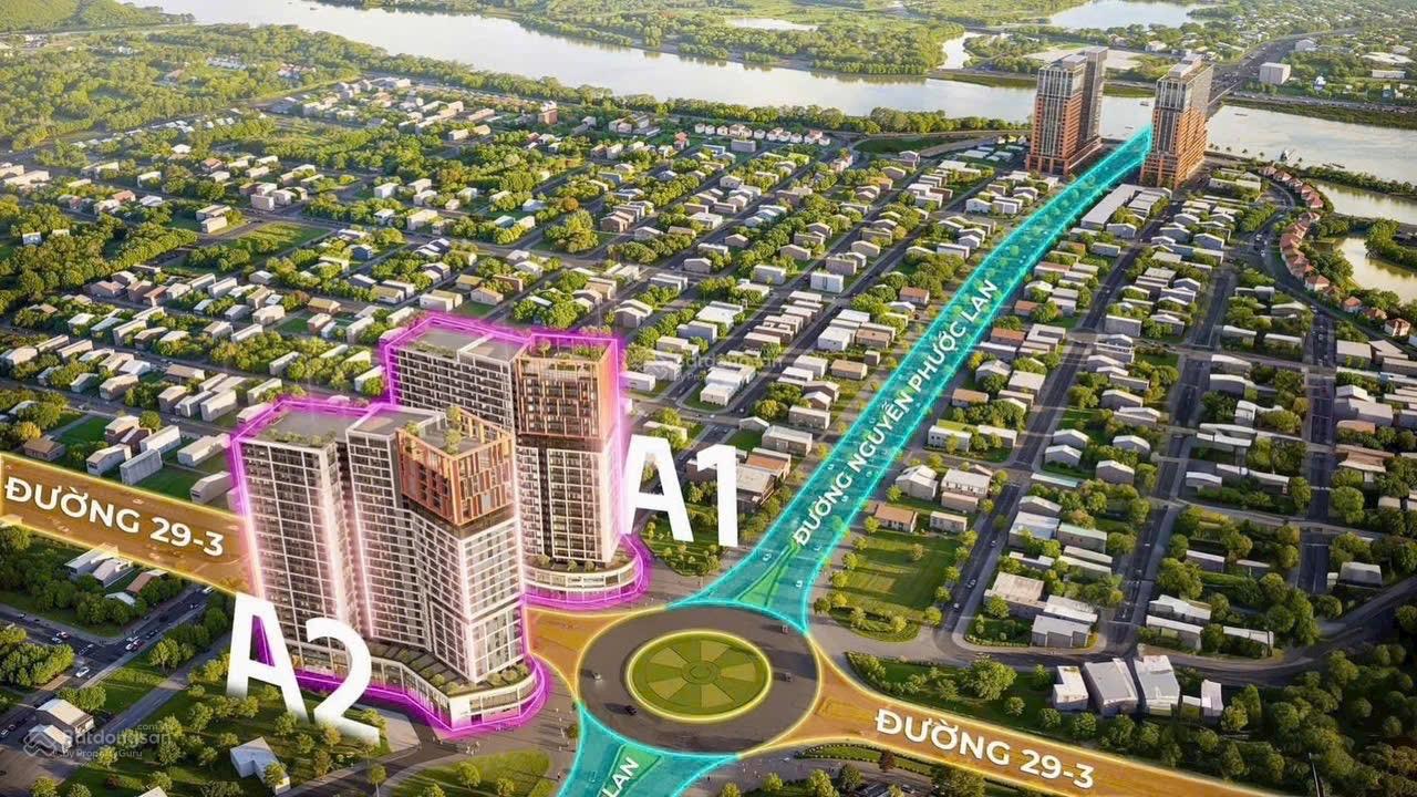 Căn hộ Cora Tower Đà Nẵng 54.2m² giá 2.66 tỷ - View đẹp hướng Nam nhìn Ngũ Hành Sơn