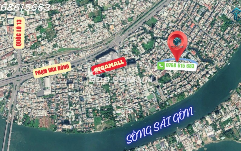 Biệt thự ven sông tại Thủ Đức 129m² giá 16.5 tỷ - Tiềm năng tăng giá lớn!